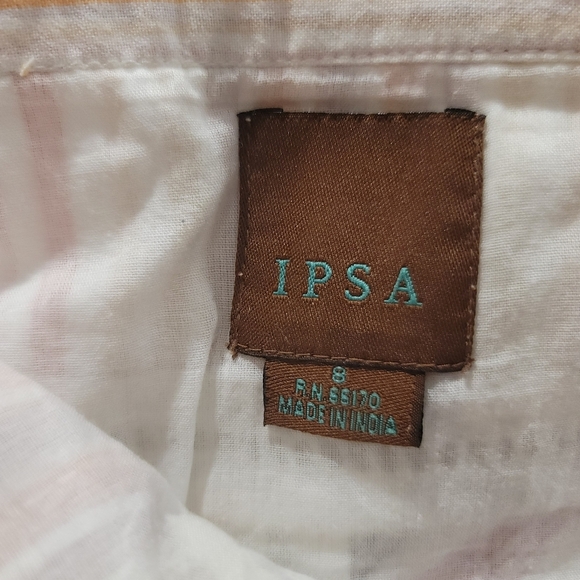 Anthropologie Ipsa Cotton A-line Skirt - Sz 8 US - Picture 4 of 9